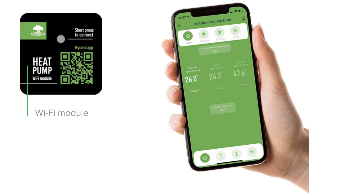 Mobilní aplikace Mycond BeeEco