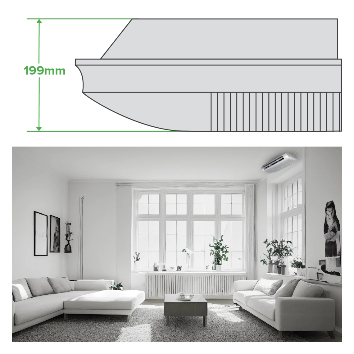 MyCond Convertible kompaktní kryt 199 mm