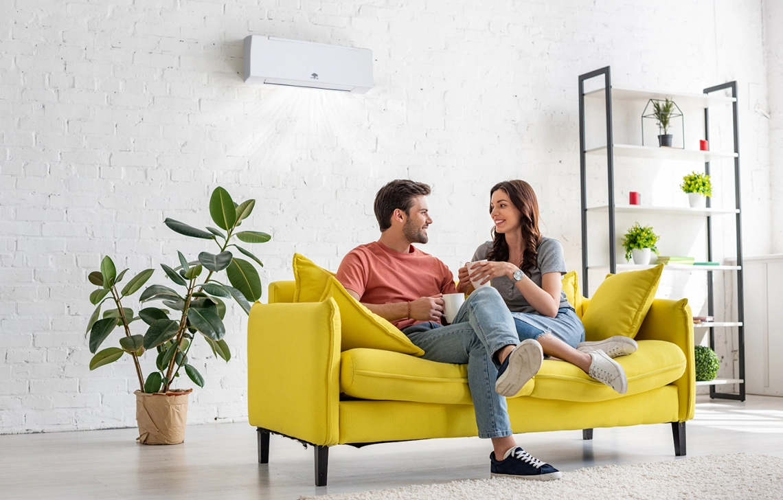 Nástěnné ventilátorové jednotky řady MyCond FHW připojené v síti Modbus.