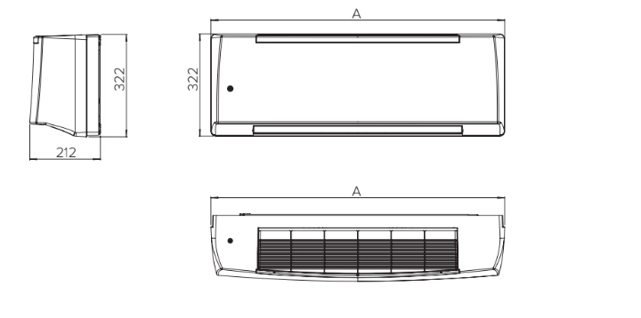 MyCond FHW Nástěnné ventilátorové jednotky s řízením Modbus pro inteligentní automatizaci domácnosti.