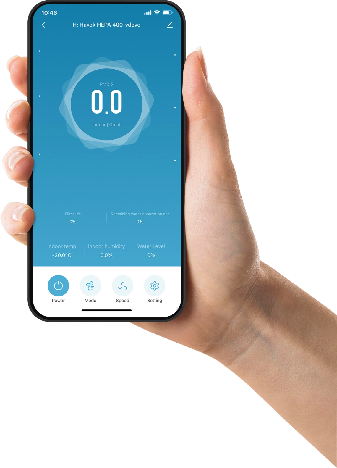 MyCond H:HAVOK HEPA 400 Vestavěná Wi-Fi pro ovládání