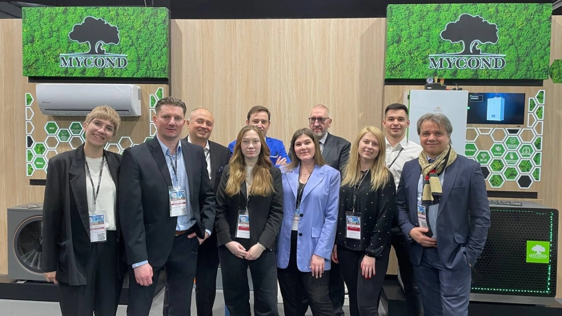 Mycond prezentující HVAC řešení na výstavě Warsaw Expo.