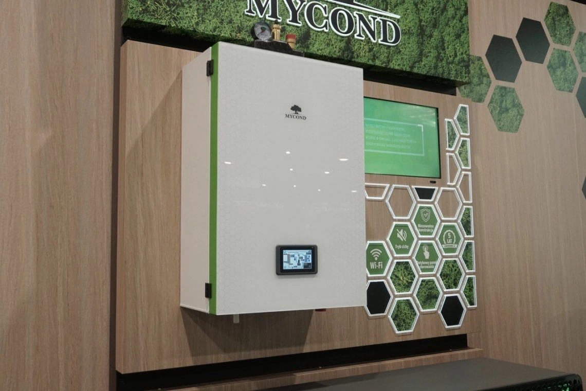 Mycond prezentující HVAC produkty na výstavě Warsaw Expo.