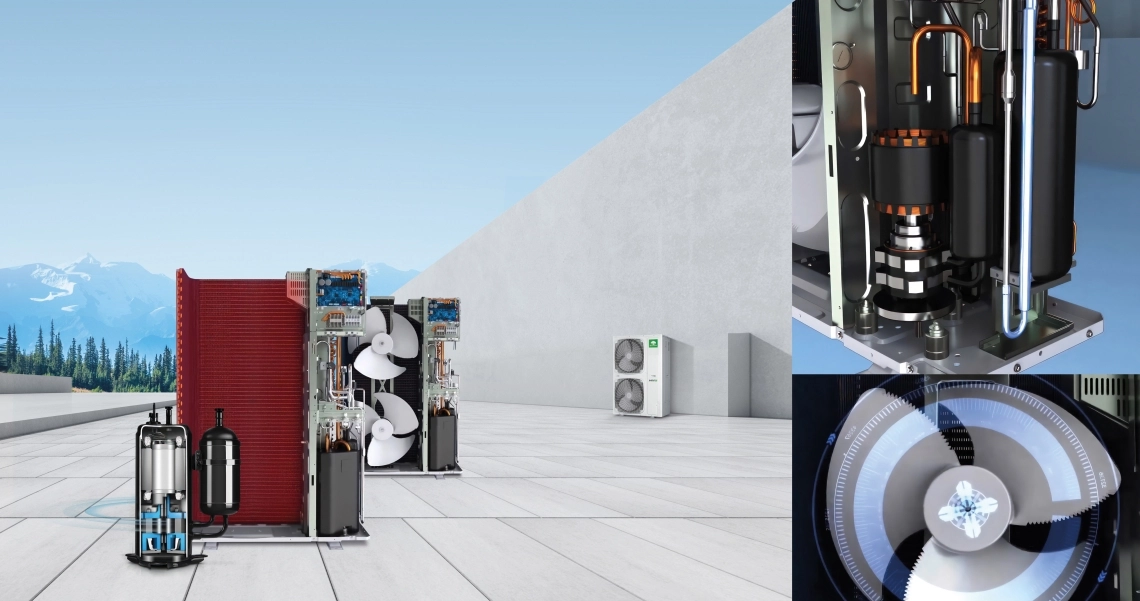 Kompresorový ventilátor MyCond MRF S s invertorovou technologií