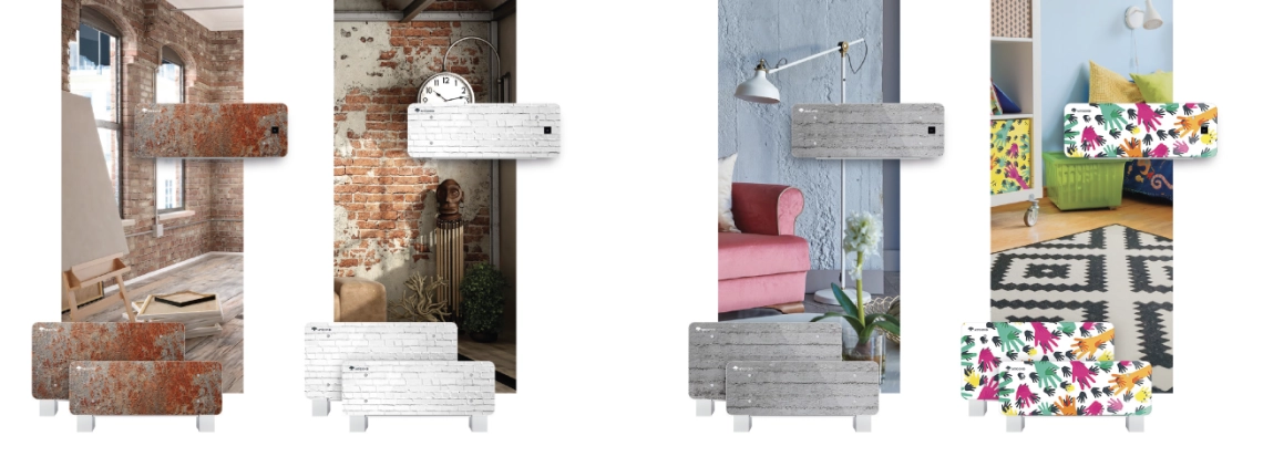 MyCond Silver Glass Wall Ultratenký ventilátor navržený pro tichý provoz a moderní estetiku.