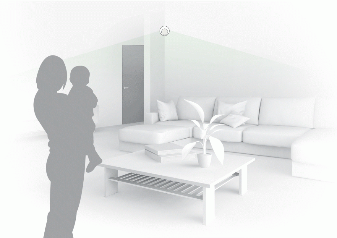 MyCond Smart Zigbee PIR senzor pohybu pro automatizované domácí systémy.