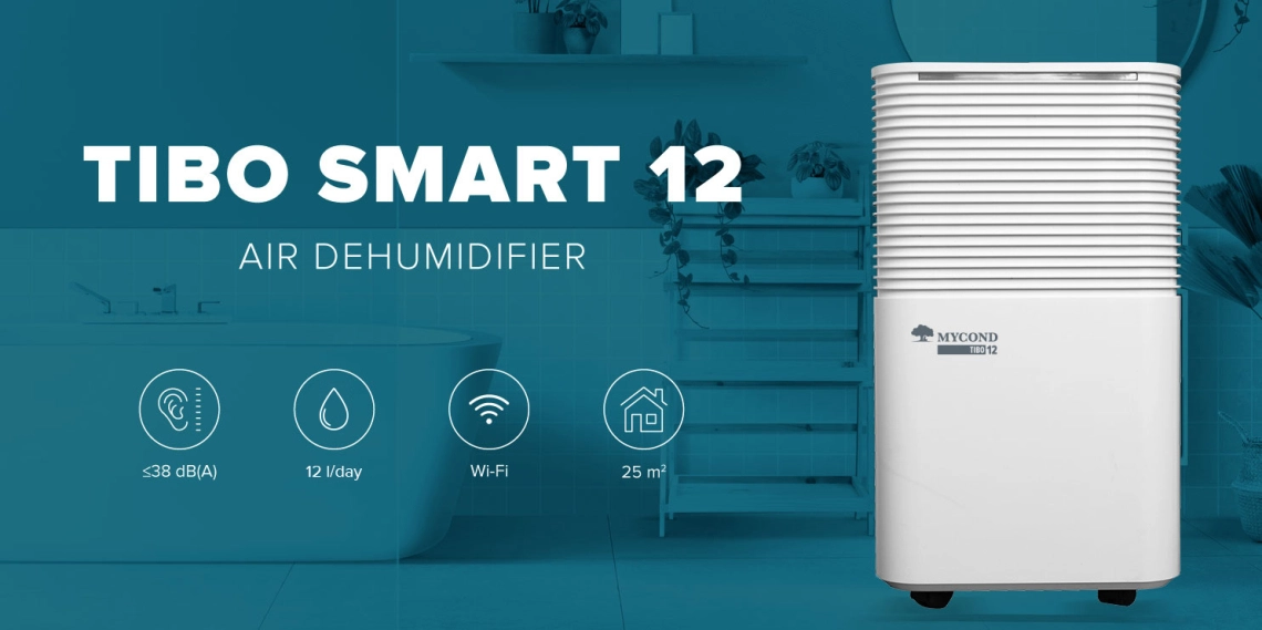 MyCond TIBO Smart 12 efektivní odvlhčování vzduchu pro velké místnosti