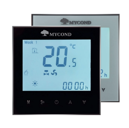 Bílý a černý termostat MyCond TRF-B2