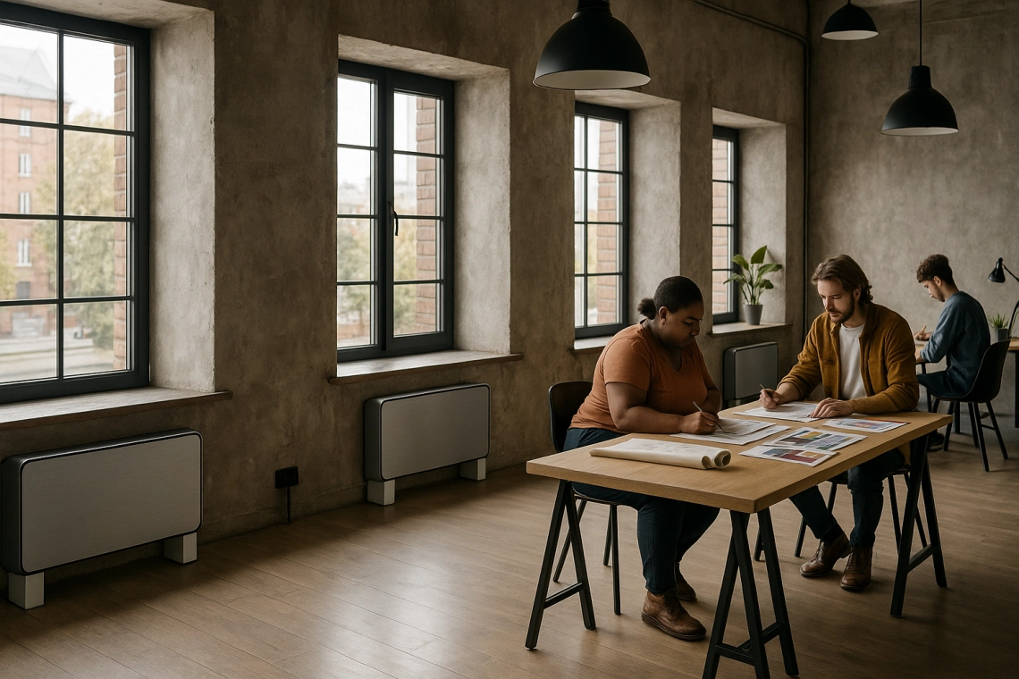 Rozwiązanie: napodłogowy fancoil z inteligentnym sterowaniem