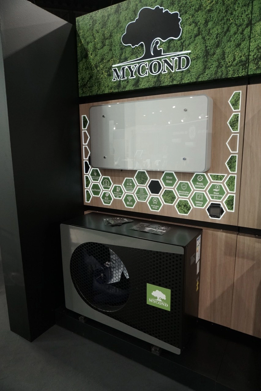 Prezentace stánku Mycond na výstavě Warsaw HVAC Expo.