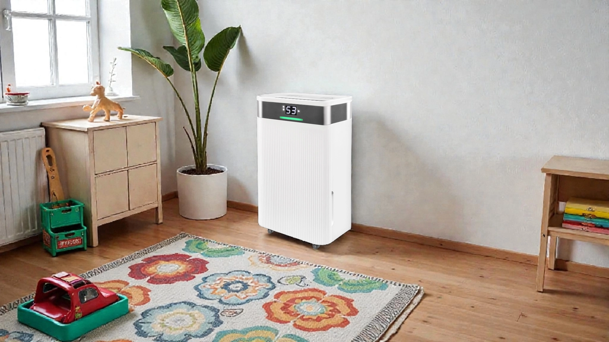 Domácí odvlhčovač do kuchyně, automatické rozmrazování, ekologický, Tibo Eco 12