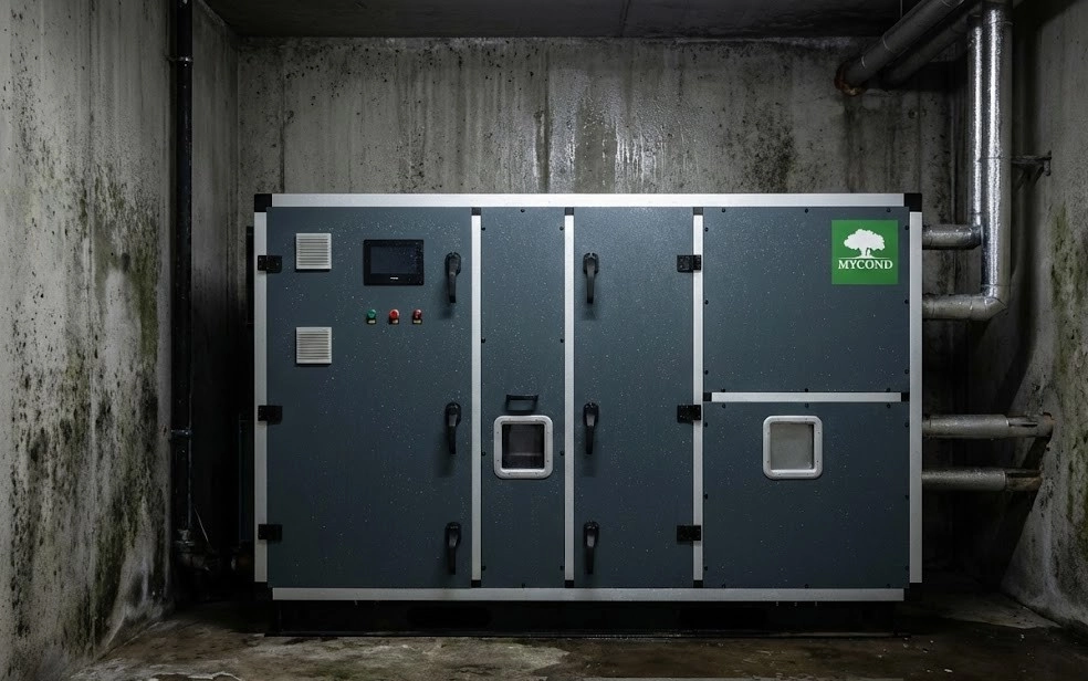 Průmyslový adsorpční odvlhčovač pro technologické objekty Mycond DESS