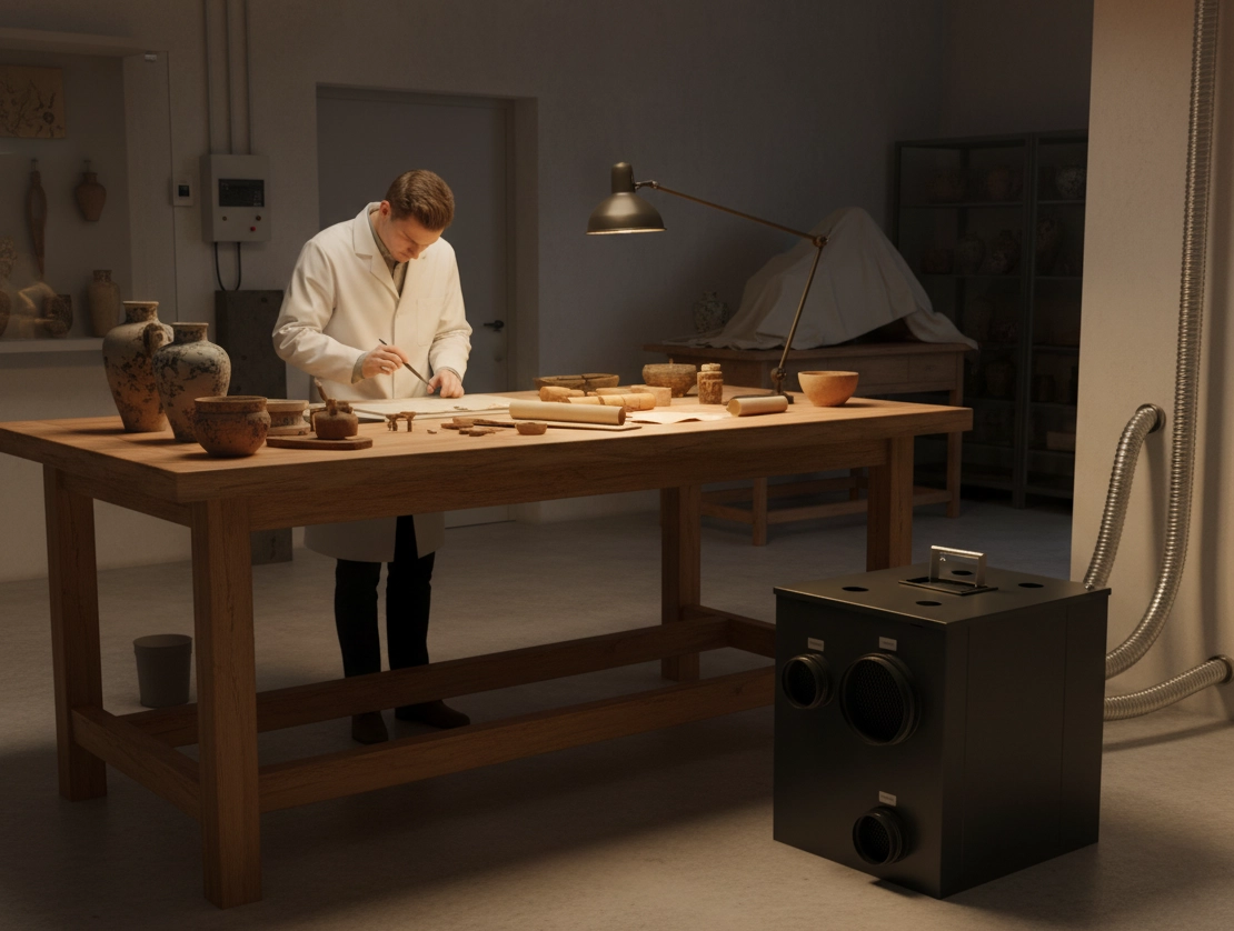 Syst&eacute;my kontroly vlhkosti pro muzea a archivy - projekčn&iacute; př&iacute;stup