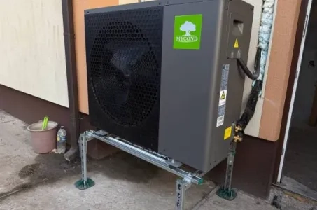 Městský dům s tepelnými čerpadly Mycond Split řady BeeHeat