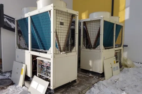 Komerční maloobchodní klimatizační systém poháněný tepelným čerpadlem Mycond Modular