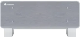 Designové podlahové jednotky s ventilátorem Silver Glass Low series
